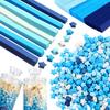 540 Sheets Gradient Blue Star Folding Paper DIY Mother's Day Festival Birthday Anniversary Gifts Decoration YMY