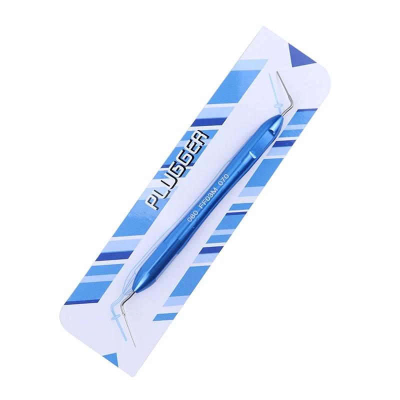 Nigf 1 ks Zubní ruční pěchovadlo Endo Gutaperča Buchanan Ruční plnění kořenového kanálku Nerezová ocel Zubní nástroj Endodontický