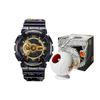Men Liquid Crystal/Analog Dual Display Series 51.2mm Gold Watch GA-110GB-1APRDB