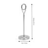 Stainless Steel Table Number Holder Ring Clamp Picture Stand Photo Stands  Hotel Restaurant Home