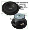 Multi-Size Full-Range Midrange Bass Speaker with Heavy Bass and Aluminum Frame - Available in 3", 4", 5", 6.5", 8", 10", 12".