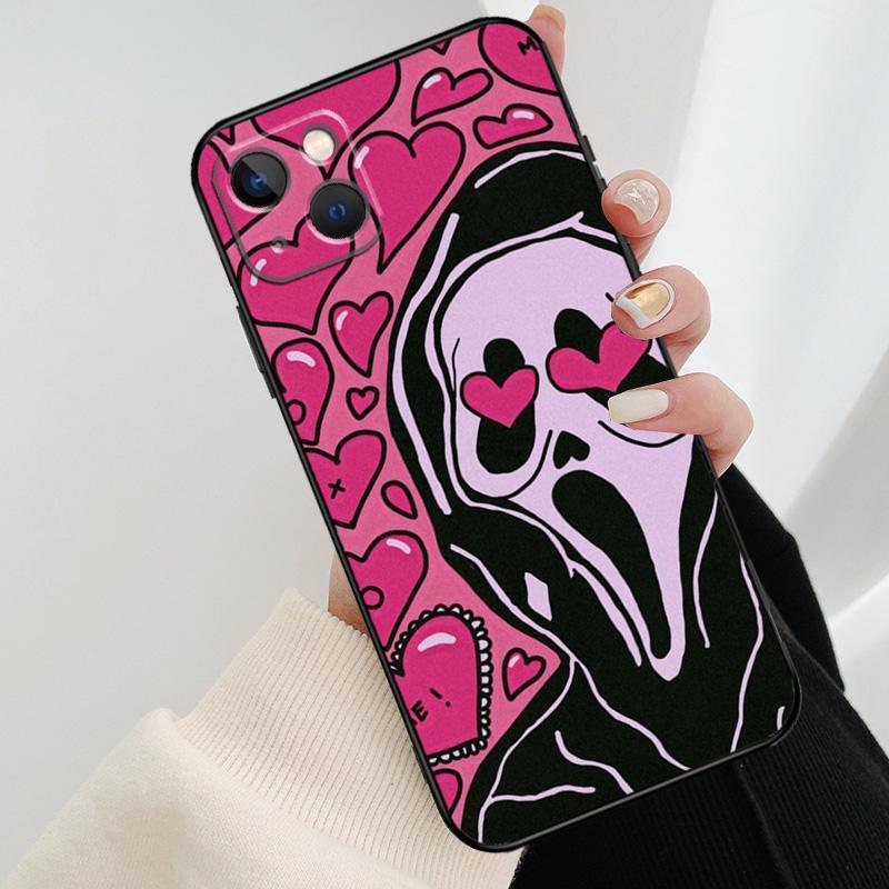 Cute Indie Hippie Phone Case For iPhone 11 12 13 14 15 16 Pro XS Max Mini Cover For iPhone X XR Plus Back Case