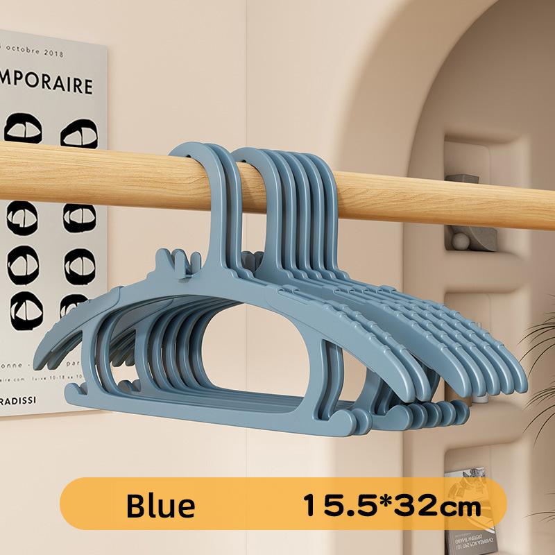 Children's Clothes Hanger Anti Slip Penguin Style Children's Clothes Hanger, Small Baby's Home Seamless Clothes Hanger 10pcs