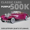 Retro-Stil 1:24 Oldtimermodelle aus Legierung, klassische 500K- und CLK-GTR-Serie, geeignet für junge Leute zum Sammeln und Ausstellen von Geschenken und Spielzeugen für Jungen