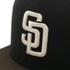 New Era 59Fifty ONSPOTZ SD 7 San Diego Padres 59Fifty Color Black Walnut 2-Tone Cap, Exclusive, Black/Walnut, 1/4 inch, 2-Tone