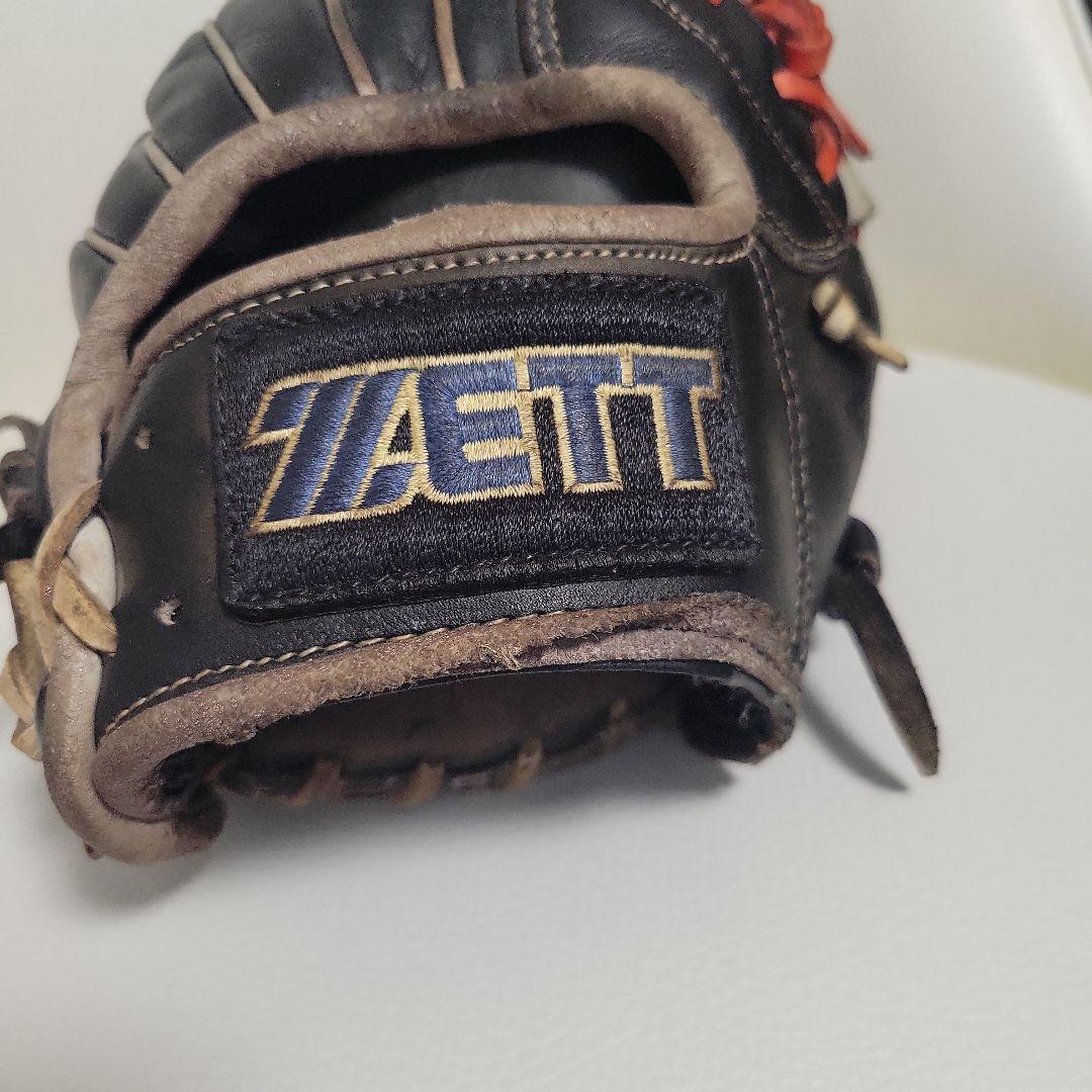 Used ZETT Soft Baseball Gloves Black