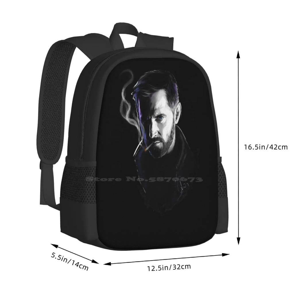 Needed Gifts Richard Armitage-Smokin Hot Christmas Holiday School Bags Travel Laptop Backpack Needed Richard Armitage Smokin