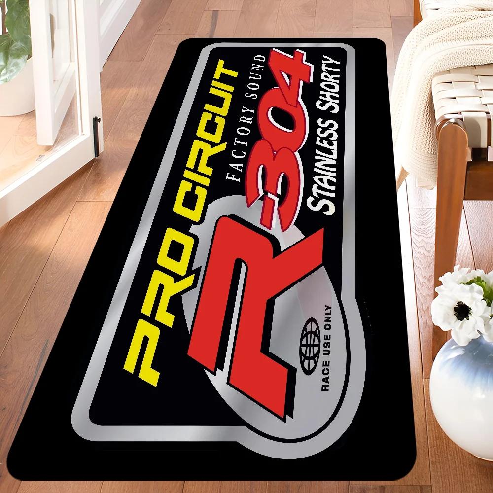 

VIKAMA Flannel Racing Grade Long Rug Decorative Non-Slip Soft Cozy Soundproof Bedroom Sofa Bedside Long Rug Home Decoration 40X120CM
