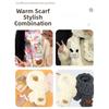 Handmade DIY Rainbow Adient Yarn Scarf  Tail Line Finger Knitting Cozy  Nest  Cuion Thi Ice Strip Yarn