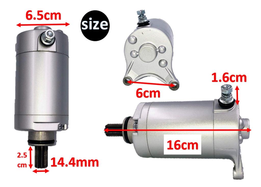 World Imp Motor Starter Motor for Yamaha Virago 250 Motorcycles - Aftermarket Parts for Yamaha XV250, Virago SRV, Dragstar 250