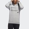 Adidas Definition Hoodie Sport Casual Pullover Sweatshirt Men Tops Grey FR9335