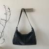 Casual Commuting Tote Bag, Soft Leather, Simple and Niche Single-shoulder Bag