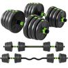 Adjustable Dumbbell Set 30 KG Dumbbell Set Dumbbells Barbells Weight Set for Strength Training