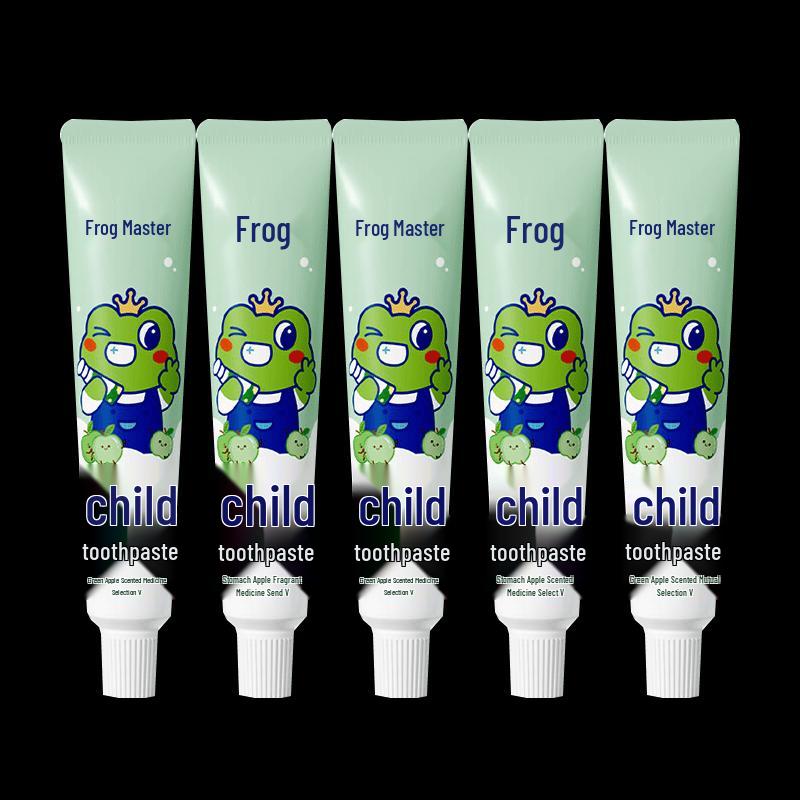 Frog Prince Children s Toothpaste - Apple Flavor 5-Pack