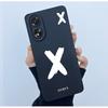 Case For Oppo A18 A38 A58 A78 4G Cover Camera Protection Cute Letter Liquid Silicone Soft Back Covers For Oppo A 38 A 18 Housing