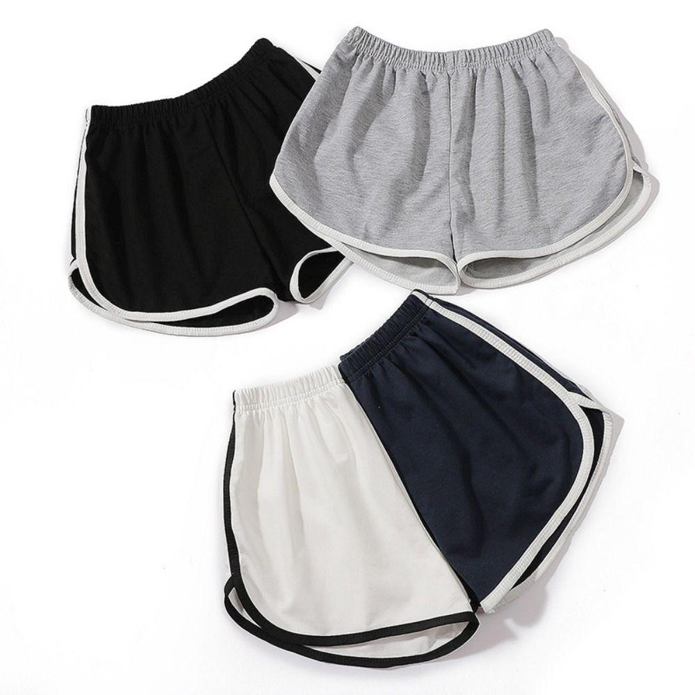 Loose Wide Leg Shorts High Waist Mini Short Pants Fashion Sport Shorts  Ladies