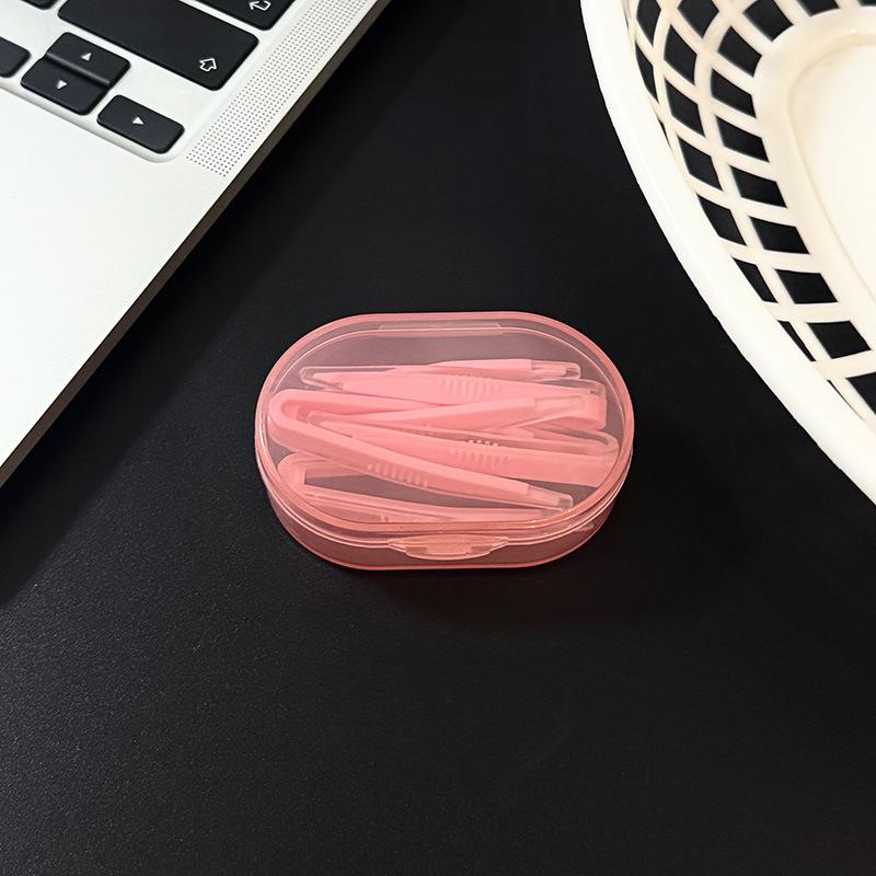 5 Pcs/Set Contact Lens Inserter Wearing Tool Contact Lenses Tweezers Travel Kit for Eye Care Contact Lens Accessories