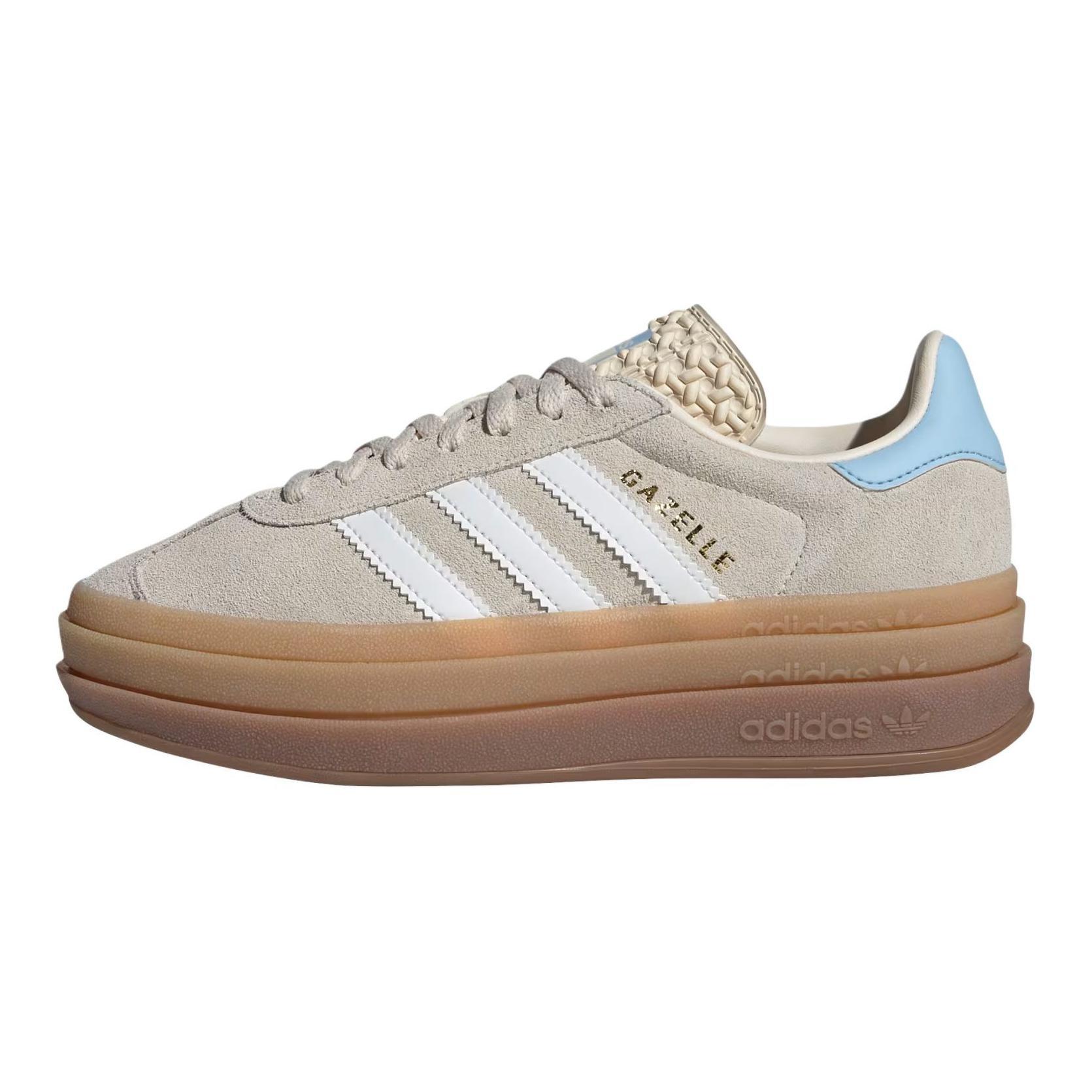 (GS) adidas Gazelle Bold  Grey Brown White  Kids  JH5540 EU 37⅓