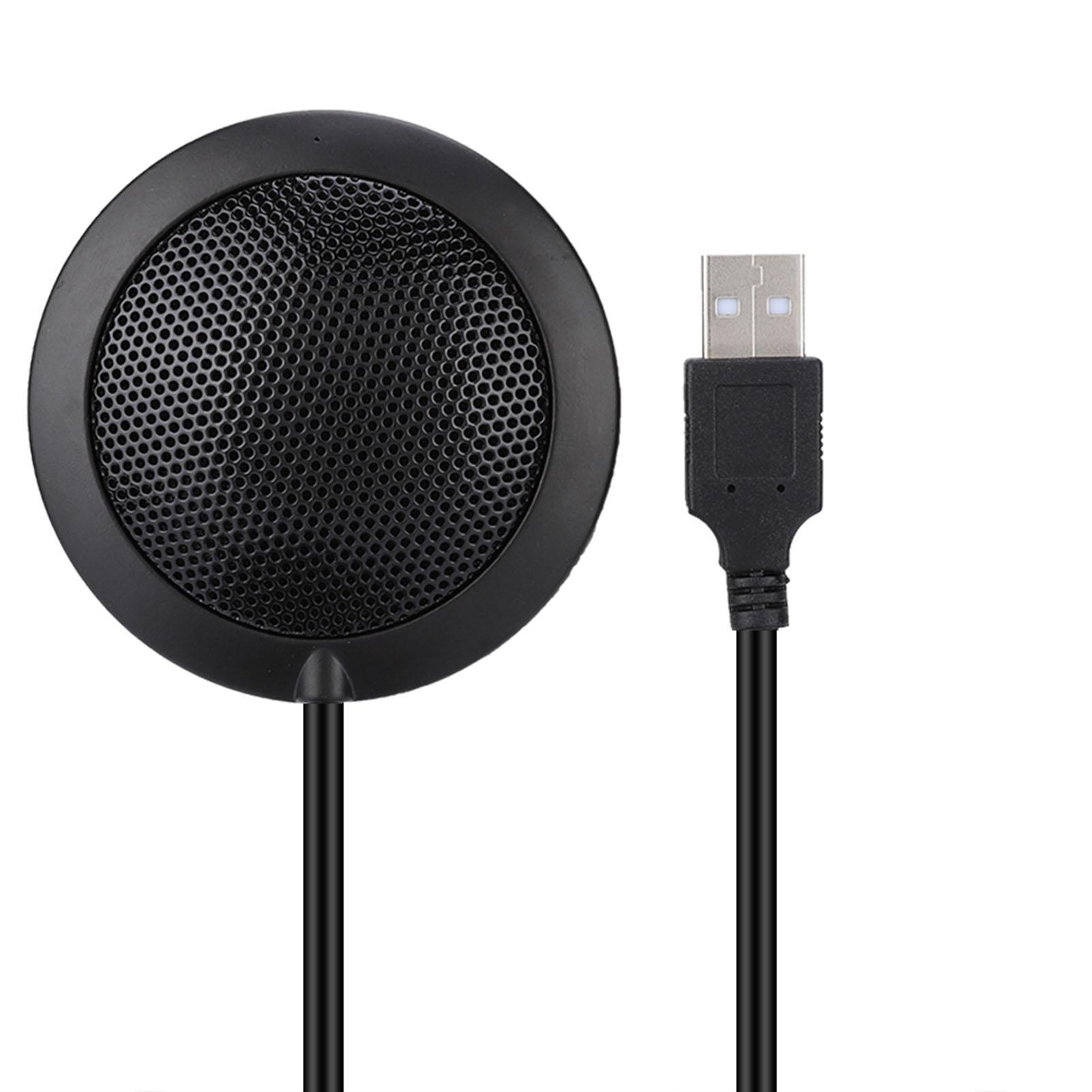 

M2 Wired 360 degrees Pickup o Video Omnidirectional Microphone Desktop Conference Computer Black