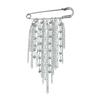 New Pearl Tassel Chain Brooch Pins for Women Clothing Waist Shaping Fixing Accessory Decorative Fashion Jewelry Gifts