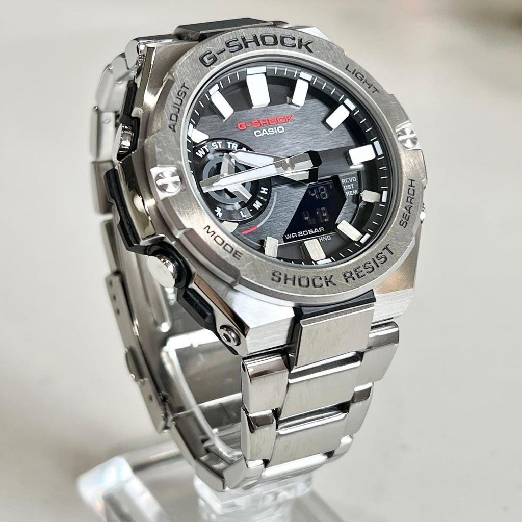 Used [Extremely Good Condition] CASIO G-SHOCK GST-B500 Tough Solar Equipped with Bluetooth Box Included