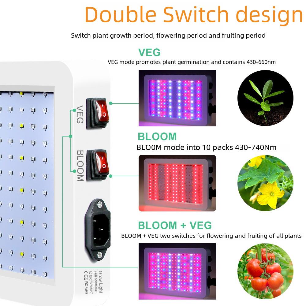 Lumină LED de creștere cu spectru complet impermeabilă pentru sere și plante la ghiveci