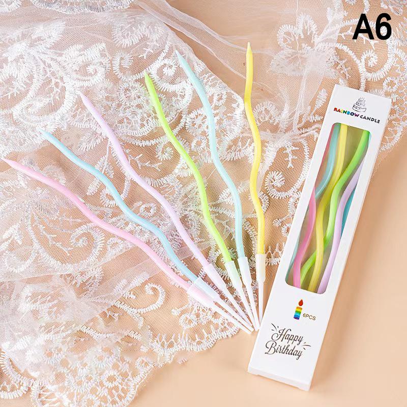 

2 шт. Изогнутые свечи для торта День рождения Детский праздник Раскрытие пола Украшение для кексов Свечи Топперы Свадебная вечеринка Декоративные