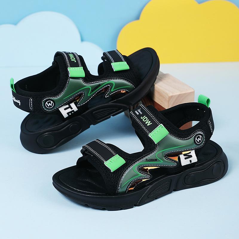 Summer Boys Fashion Sports Sandals Middle Big Kids Open Toe Beach Shoes