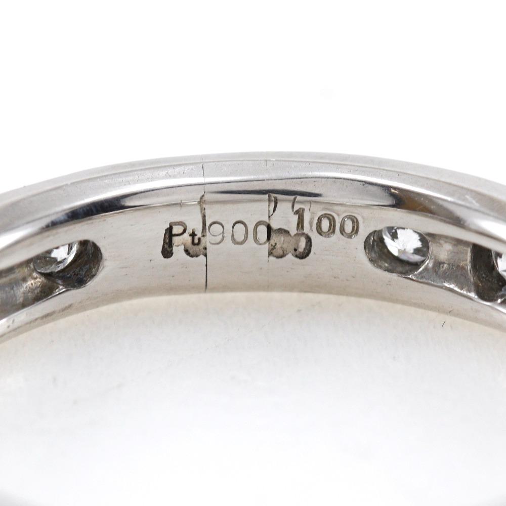 Ring Pt900Platin/Diamant #7.4(US-Grösse) 5.3g Frauen Gebraucht