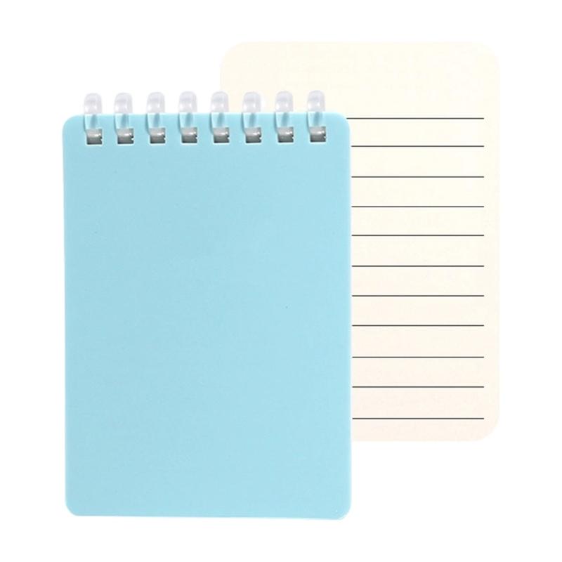 Pocket Size Notebook 128 Pages Soft Coil Binding Notebook Lined/Dotted/Gridded/Unruled for Daily Writing Note Taking