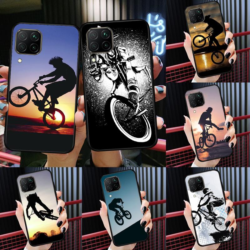 BMX Bike Extreme Sport For Huawei P30 P60 Pro P20 P40 Lite Nova 9 10 SE 12s 12i 11i 8i Y91 Y60 Y70 Y72 Y90 Y61 Case