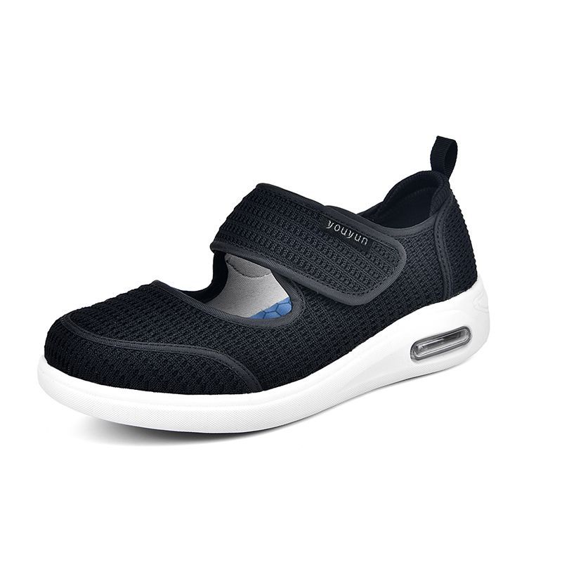 XIHAHA Fashion Men Woman Sandals Cloth Unisex Wide Feet Swollen Shoes Thumb Eversion Adjusting Soft Comfortable Walking Shoe