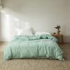 100% Washed Cotton Duvet Cover Minimalist Striped Bedding Set for Single Queen King Size Bed Home Textile 200TC INS Quilts Cover