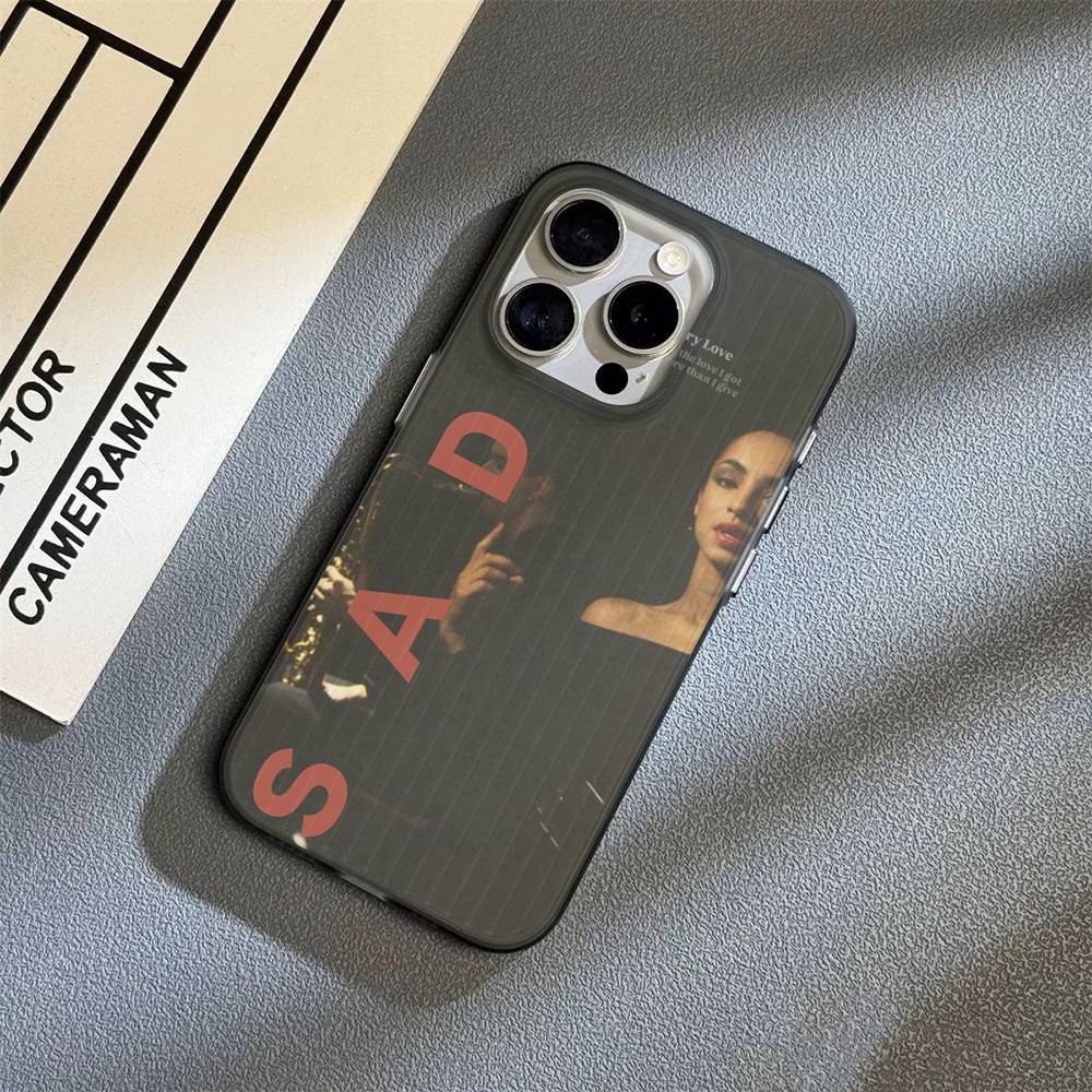 Singer Sade Adu Phone Case For IPhone 11 12 13 14 15 16 17 Pro Max PLUS Pro Wave Corrugated Silicone Case