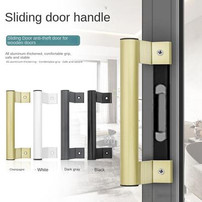 Aluminium Alloy Sliding Door Handle Punch-free Furniture Furniture Knobs Hardware Multifunctional Drawer Pull Handles Cupboard