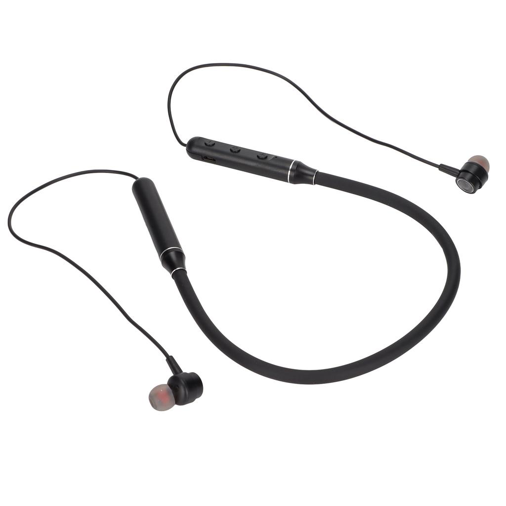 WSYD600 Bluetooth Neckband Headphones Wireless Stereo Headset for Sports Running Walking(Black )