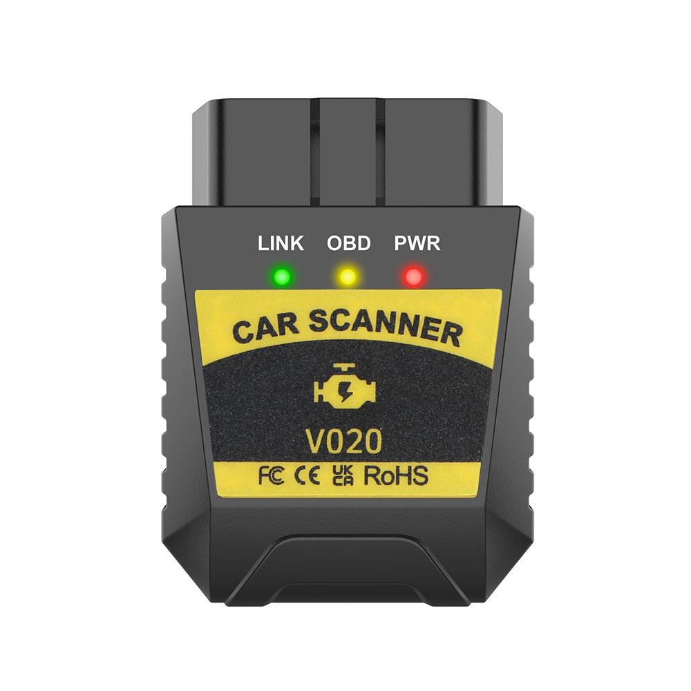 

Автомобильные аксессуары Bluetooth 4.0/2.0 OBD II сканер считывает и очищает коды неисправностей OBD2 автомобильный диагностический инструмент V1.1 считыватель кодов для IOS Android ПК V020