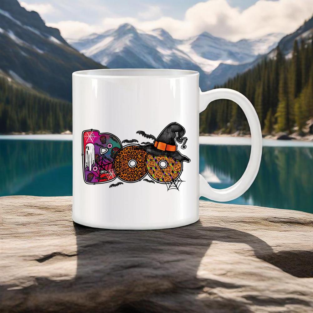 

Кружка кофейная с рисунком на Хэллоуин Милые кружки с гномами Керамическая чашка на тему тыквы Сладость или гадость Чашки для завтрака Посуда для ежедневного использования Чай 330ml