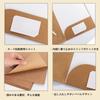 NUOLUX Individual Kraft Paper Folders, A4 Size, 20-Pack, Lightweight and Portable, Office Supplies