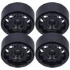 4Pcs 1/10 RC Bdlock Wheel Hubs 12 Holes Metal Wheel Hub Replacement for  / 