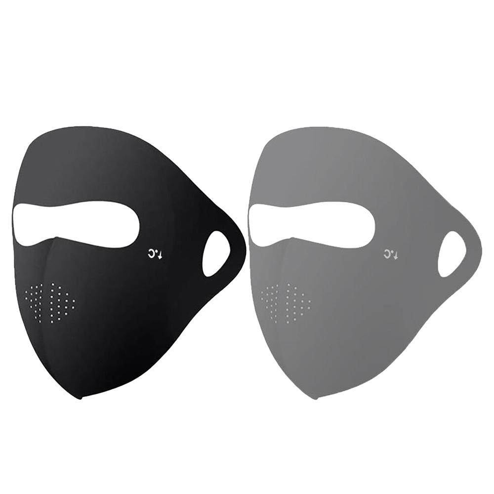 Summer Hyaluronic Acid Facekinis Outdoor Motorcycle Cycling Full Face Sunscreen Mask UPF 50+ Ice Silk Cool UV Protection Cover