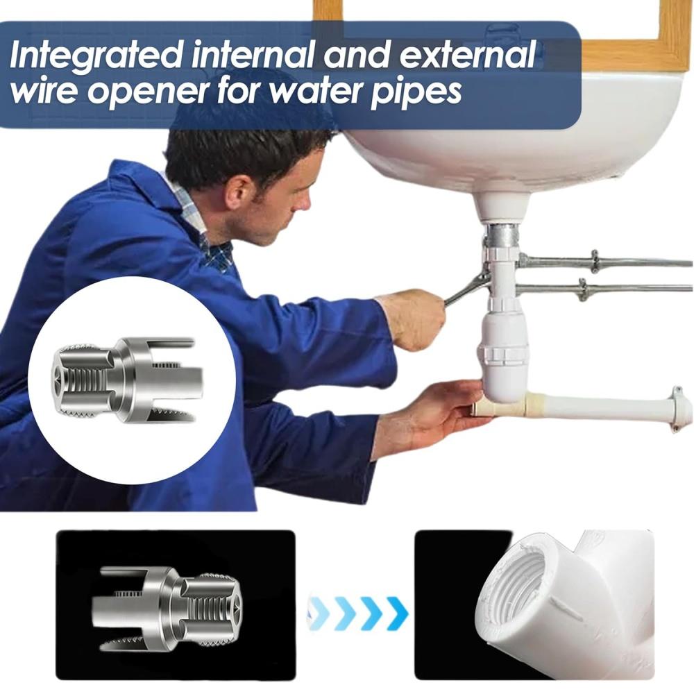 PVC Pipe Threader Kit 1/2 & 3/4 for PPR PVC MPP Pipes