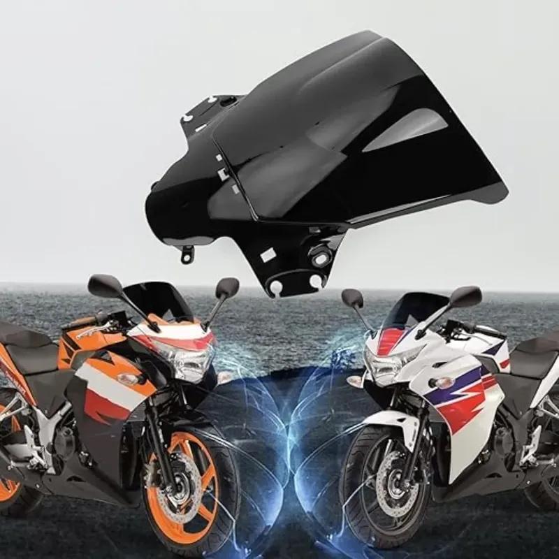 Motorcycle Double Bubble Windshield For Honda CBR250R MC41 2011 2012 2013 WindScreen Screen Fairing