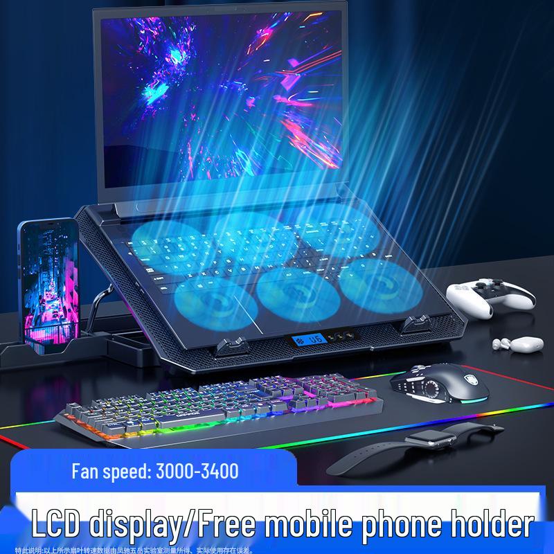 Leiser, tragbarer Laptop-Kühlständer 14-15,6 Zoll mit Abluftventilator