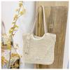 2025 spring and summer new women's bags beach holiday woven tote bags large capacity underarm shoulder bags