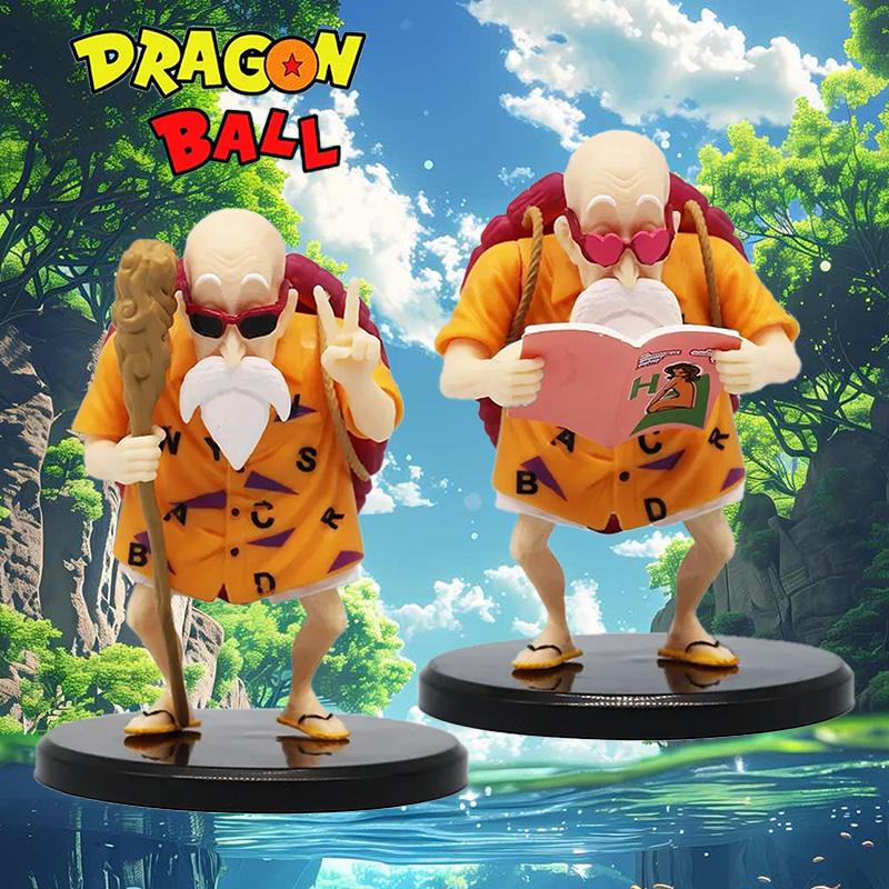 Dragon Ball Z Anime Figure Fashion Style Version Master Roshi Kame Sennin PVC Collection Decoration Action Figurine Gift Kid Toy