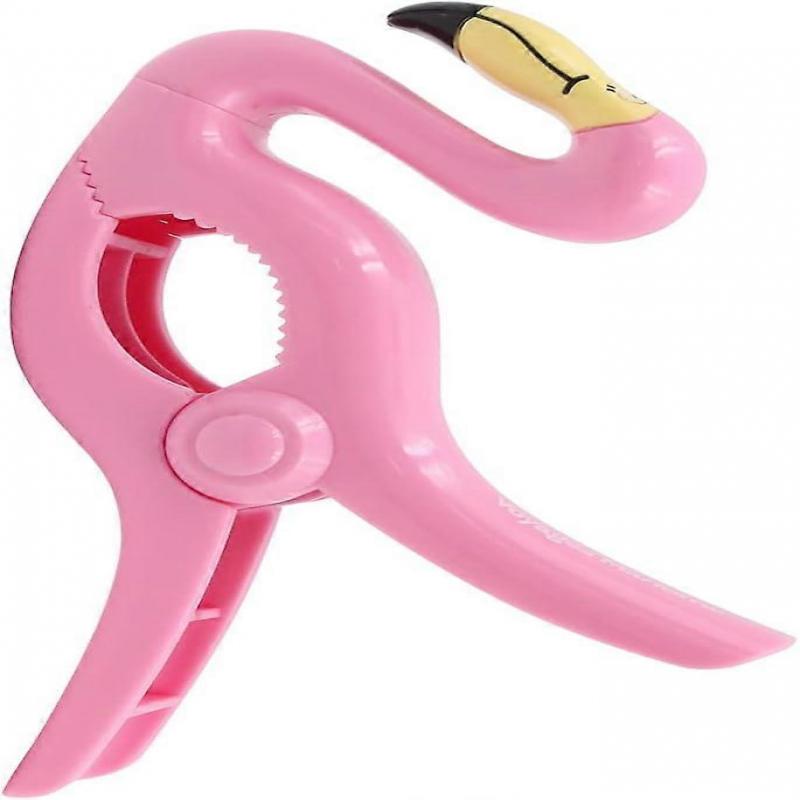 4PCS Beach Towel Clips For Sun Loungers Novelty Towel Pegs For Holiday Chair Pool Beach-Flamingo Style