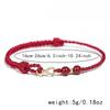 Bringt Glück Rotes Perlen Unendlich Zinnober Perlen Armband Für Frauen Männer Rotes Seil Partnerarmband Anhänger Party Schmuck Geschenk