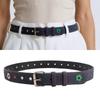 Trendy Flower Rivets Waist Belt with Candy Color Eyelet Adjustable Waist Band For Casual Outfit Party Waist Decoration