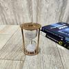 15.24 Cm Engraved Brass Sand Timer 5-Minute Hourglass Union Soul Gift Wedding, Thanksgiving, Christmas, Table Top, Home, Office Decor